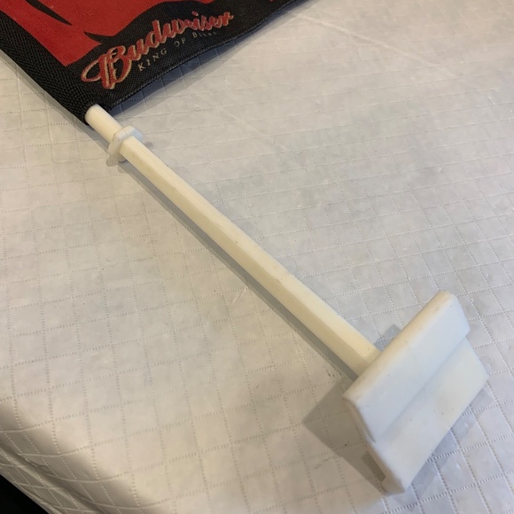 Vintage Tampa Bay Buccaneers Budweiser Hess Express 2001 Car Mount Flag - Picture 8 of 16